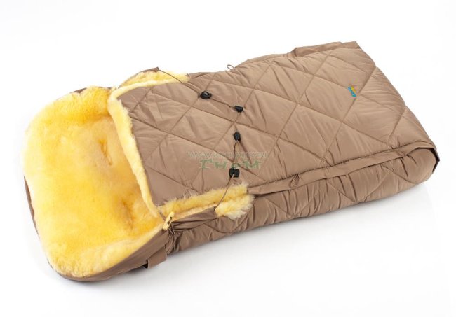 Детский меховой конверт из натуральной овчинки Ramili Baby Classic Beige Детский меховой конверт из натуральной овчинки Ramili Baby Classic Beige