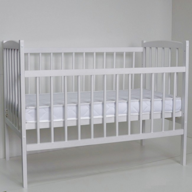 Кроватка MALIKA LOLA Small Box колесо без ящика белый